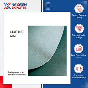 Top Supplier & Exporter Selling Best Quality Irregular Shape PU Leather Dining <b>Table</b> Mat Coaster Available in Bulk Quantity - Product Image 4