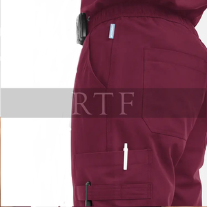 Uniformes Médicos de Alta Calidad, Manga Corta, Elásticos, para Hospital, Enfermería, Marca Raw to Fine - Product Image 3