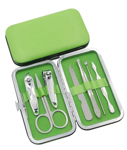 OEM Private Label Supplies Professional Luxury Stainless Steel 12-Piece Manicure and Pedicure <b>Kit</b> with Custom Colors - Product Image 1