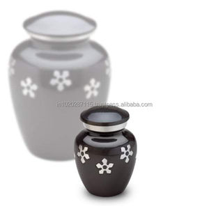 Stylish aluminum keepsake <b>urn</b> <b>mini</b> <b>ashes</b> container remembrance memory piece funeral storage <b>for</b> durability preservation - Product Image 5