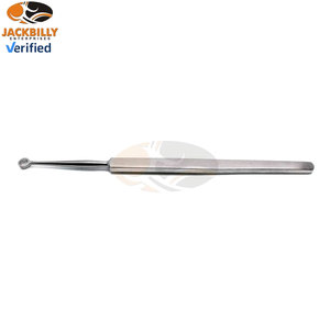 Curetas Dérmicas Profesionales JACKBILLY Fox de 6 mm, Cureta Buck Ear Recta y Afilada, Curetas Quirúrgicas de Acero Inoxidable para Otorrinolaringología - Product Image 4