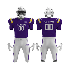 ผู้ผลิตชุดอเมริกันฟุตบอลแบบ OEM ชุดทีมน้ำหนักเบา รับผลิตโลโก้ตามสั่ง จำหน่ายส่ง สำหรับแบรนด์กีฬา - Product Image 1
