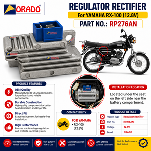 เรกูเลเตอร์เร็กติไฟเออร์ ยามาฮ่า RX 100 12.8V คุณภาพส่งออก สำหรับอะไหล่รถจักรยานยนต์สองล้อ อินเดีย ออราโด - Product Image 6