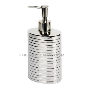 Exporter & Manufacturer Lotion Bottle With <b>Silver</b> Pump MOP Soap Dispenser Bathroom Ware <b>Shampoo</b> <b>Conditioner</b> Easy To Clean Use - Product Image 2