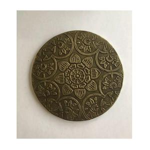 At Wholesale Price High Quality Aluminium and Brass Metal Gold Ivory Color Customized Tea Cup or <b>Glass</b> <b>Coasters</b> - Product Image 1