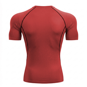 Camiseta Deportiva de Compresión de Manga Corta para Hombre, Ropa de Gimnasio y Fitness, Secado Rápido, para Correr - Product Image 2