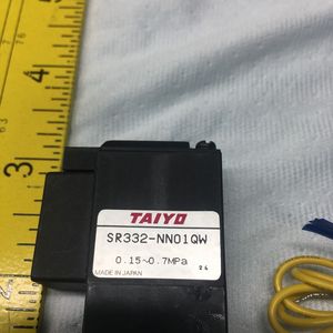 Vanne solénoïde Taiyo SR332-NN01QW, 127450 - Équipements et pièces semi-conductrices d'occasion fiables à l'échelle mondiale chez - Product Image 1