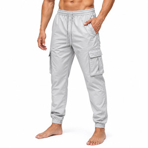 Multi Pocket Workwear <b>Trouser</b> Design With Side Pockets Soft Breathable Fabric Relaxed Fit and Everyday Streetwear <b>Cargo</b> <b>Trousers</b> - Product Image 1