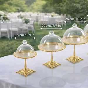 Décor de table pour traiteur, présentoir de restaurant, support de service, présentoir à gâteaux pour la maison et la cuisine, support à gâteaux d'anniversaire, décor de fête d'anniversaire - Product Image 1