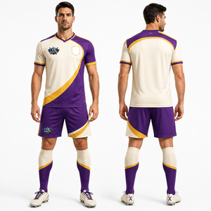 Professional Custom <b>Soccer</b> Uniform Set Polyester Fabric Digital Printing Quick Dry Team Uniform Supplier For Men's - Product Image 1