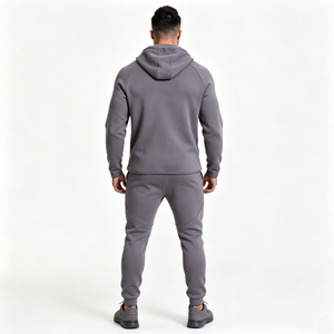 Survêtement de sport décontracté pour homme, hiver, 100% coton, respirant, séchage rapide, haute qualité, vêtements de sport, OEM, marque privée - Product Image 5
