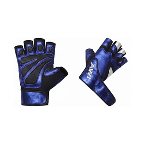 Gants de fitness unisexes AWI à demi-doigts, protection de la paume en cuir artificiel, respirants, soutien du poignet pour la musculation - Product Image 3