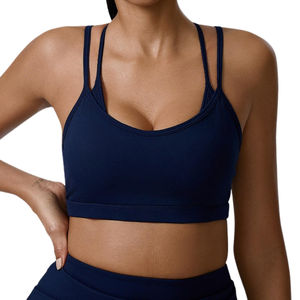 Soutien-gorge de sport pour femme à bretelles, de haute qualité, respirant, offrant un bon maintien, confortable, extensible, sans coutures, tendance - Product Image 5