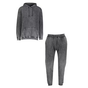 Conjunto Deportivo Casual de Invierno para Hombre, con Capucha, Estampado, 100% Algodón, Ligero, Venta al Por Mayor, Alta Calidad - Product Image 1