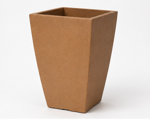SwamiG TradeX Pot de fleurs moderne en plastique sablé de haute qualité, durable, écologique, léger, grand, haut, carré, pour jardin - Product Image 1