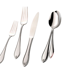 Luxury Stainless Steel Flatware <b>Set</b> With Mirror Polish Dishwasher Safe For Wedding And Home Use Handmade Flatware <b>Sets</b> - Product Image 1