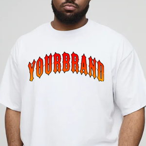 Camiseta con Logotipo Personalizado, 240GSM, Oversize, Corte Recto, Algodón Grueso, Hombros Caídos, para Hombre - Product Image 2