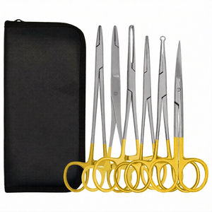 Juego de 6 Instrumentos para Vasectomía sin Bisturí, Acero Inoxidable, Kit Quirúrgico de Esterilización Masculina para Clínicas Médicas y Cirujanos - Product Image 2