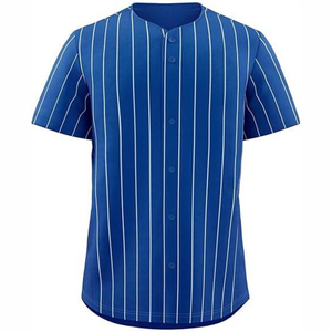 Camiseta de Béisbol Sublimada Transpirable para la Liga Juvenil, Nombre y Número Personalizados, Uniforme con Botones Completos para Equipos Juveniles de Béisbol 2026 - Product Image 1