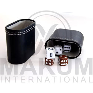High Quality Custom Logo Dice Cup Made From Genuine Leather - Product Image 4