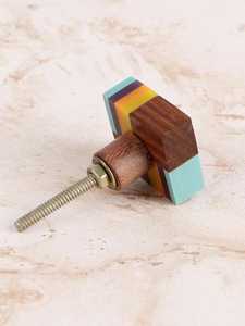 Pomos de Madera Coloridos, Duraderos y de Alta Calidad para Cajones, Diseño Costero Hecho a Mano, Ecológicos, para Cómodas y Armarios, Decoración Creativa para el Hogar - Product Image 3