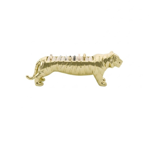 Classic Design Gold Plated Tiger <b>Ring</b> <b>Holder</b> Modern Animal Jewelry Stand for <b>Engagement</b> Wedding Props & Home Decor Organizer - Product Image 1