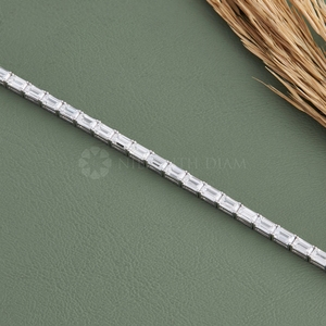 Premium Design Round Cut Lab Grown Diamond <b>Bracelet</b> <b>Bangle</b> in 10K 14K 18K Solid Gold Diamond <b>Bracelets</b> <b>Bangles</b> for Export Sale - Product Image 4