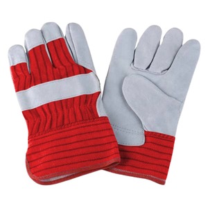 Gants de travail en cuir de vachette pleine fleur résistants pour hommes et femmes, avec logo personnalisé, pour la sécurité au travail, unisexe - Product Image 2