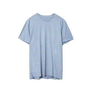 Hot Sell Custom High Quality Solid White <b>Blank</b> Regular Fit Heavy <b>Weight</b> Oversized Luxury Knitted T-Shirt for Men - Product Image 6