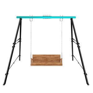 Columpio de porche para interior y exterior con soporte para silla de hamaca, solo estructura de columpio para patio trasero, carga máxima 550 libras - Product Image 1