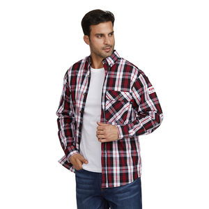 Camisas de Franela Casuales al Por Mayor Personalizadas, Fábrica de Fabricación de Camisas de Franela a Cuadros para Hombre - Product Image 1