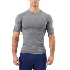Men Custom Printed <b>Compression</b> T-<b>Shirt</b> OEM ODM Custom Wholesale Short Sleeve Gym Fitness Tight Sports Running Workout Top High - Product Image 1