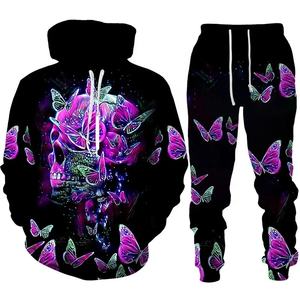 Econex Sports 2025 sudaderas de gran tamaño pantalones de chándal estilo urbano callejero chándal sudaderas con capucha trajes para hombres mujeres para invierno - Product Image 1