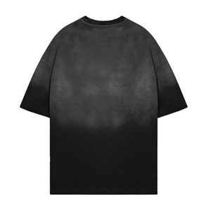 เสื้อยืดโอเวอร์ไซส์ทรงบ็อกซี่ OEM ODM สำหรับผู้ชาย สไตล์วินเทจ ล้างสีแบบแอซิด น้ำหนัก 280 กรัม ลำลอง ฮิปฮอป หรูหรา ทรงบ็อกซี่ ใส่สบายทรงหลวม - Product Image 4