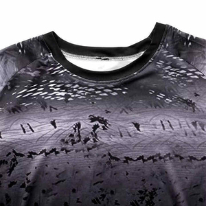 Camisetas de pesca de manga larga transpirables de secado rápido para hombre a precio económico con logotipo personalizado por sublimación, ropa de pesca para exteriores. - Product Image 3