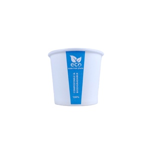 Gobelet en papier biodégradable à paroi simple, jetable, pour café, écologique, compostable, pour boissons chaudes, impression personnalisée de la marque - Product Image 5