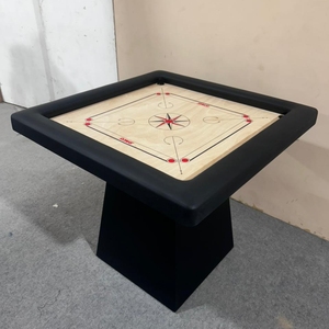 Takamaka Carrom Board Premium Modern Square Corners Wooden 4 Player <b>Game</b> Eco Friendly Pedestal Base Customizable Packaging for - Product Image 5