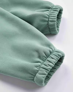 Women's Solid Fleece Hoodie Jogger Set Regular Fit Two Piece Sweatpants Outfit Casual Winter Wear Green White Anti-Pilling - Product Image 6