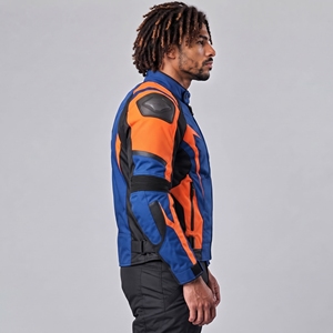 Veste de moto respirante en Cordura, construction en tissu durable, coupe confortable, design protecteur pour la course à moto - Product Image 5