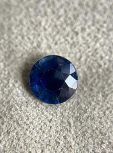 ไพลินสีน้ำเงินธรรมชาติทรงกลม 1.20 กะรัต 6.50 มม. ไพลินทรงกลมสำหรับทำเครื่องประดับ - Product Image 2