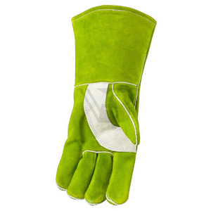 Premium Quality Brown Color Cow Hide Leather Heat Resistant Welding <b>Gloves</b> Wholesale Custom Logo Outdoor Working Welder <b>Gloves</b> - Product Image 6
