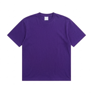 T-shirt Homme Chic et Élégant en Coton Lourd 100% Imprimé, Collection Été, Grande Taille, Coupe Ample, Anti-Boulochage, Vente en Gros - Product Image 6