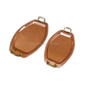 Cuivre Rectangle Croustillant Plateau Panier Facile À Nettoyer Cuisine Cuisson Croustillant Plateau BBQ Barbecue Plateau Design Classique - Product Image 5