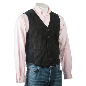 เสื้อกั๊กหนังผู้ชายไซส์ใหญ่แฟชั่น ดีไซน์สั่งทำได้ ขายส่ง คุณภาพสูง ราคาถูก - Product Image 5