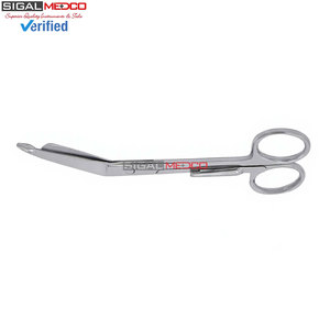 Tijeras para vendajes Lister de 5.5 pulgadas con clip de bolsillo, instrumento quirúrgico alemán para paramédicos, enfermería, traumatología y utilidades médicas. - Product Image 5