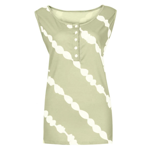 Débardeur sans manches à col rond de haute qualité pour femmes, style hip-hop, tissu sans couture à séchage rapide en coton/polyester/bambou - Product Image 1