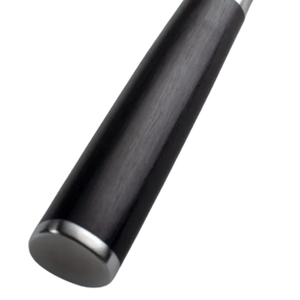 Cuchillo de Deshuesar y Filetear de 6 Pulgadas, Hoja Curva de Acero de Damasco con Mango de Madera Pakkawood Negra para Deshuesar, Recortar y Rebanar Pescado y Carne - Product Image 3