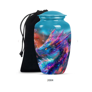 Urna Funeraria Grande de Aluminio Negro de Alta Calidad para Cenizas Humanas, Urna para Cenizas de Hombres y Mujeres - Product Image 6