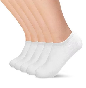 Chaussettes en molleton 100 % coton personnalisables pour femmes, multicolores, antidérapantes, faible MOQ, couleur unie, design personnalisé, avec bordure sur le mollet - Product Image 4