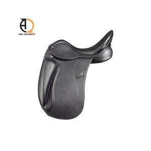 Selle d'équitation avec siège confortable, finition en cuir durable, sangle réglable, idéale pour tous les cavaliers - Product Image 4